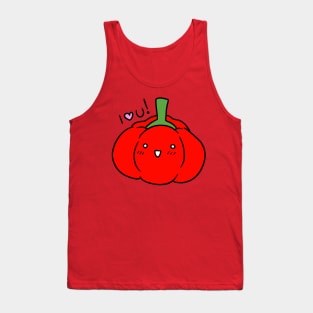 I love You - Red Bell Pepper Tank Top